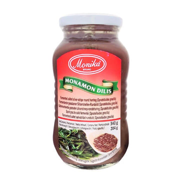 Fermented Salted Silver Stripe Round Herring Monika 340g