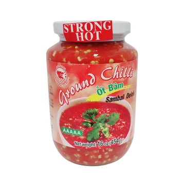 Ground Chili Sambal Oelek Red Drago 454g