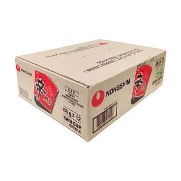 Shin Ramyun Cup Gourmet Spicy Nongshim 12x68g