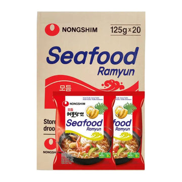 Shin Ramyun Nudler Seafood Nongshim 20x125g