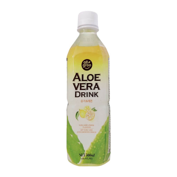 Aloe Vera Yuzu og Lemon Allgroo 500ml