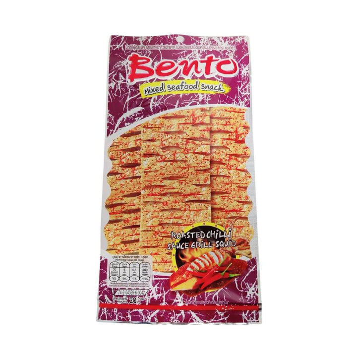 Bento Mixed Seafood Squid Snack Roasted Chili Sauce 20g