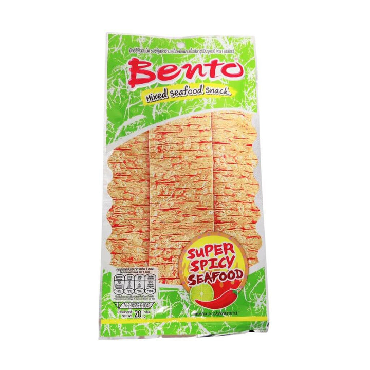 Bento Mixed Seafood Squid Snack Roasted Super Spicy 20g