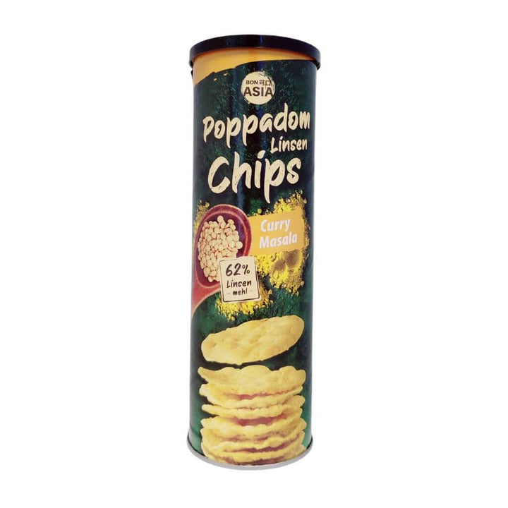 Bon Asia Poppadom Linse Karry Masala Chips 70g