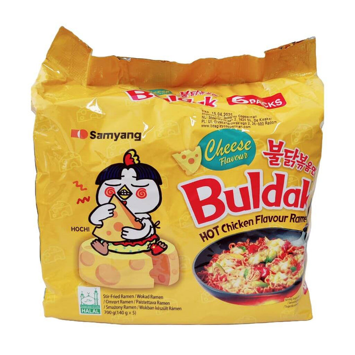 Buldak Hot Chicken Cheese Flavour Samyang 5-Pak