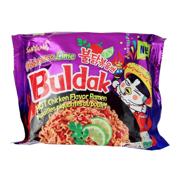 Buldak Hot Chicken Habanero Lime Flavour Samyang 135g