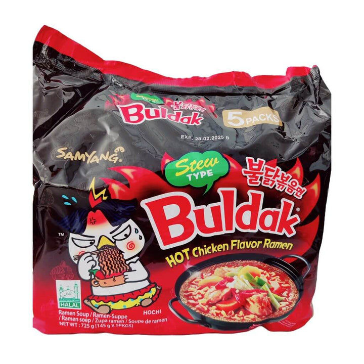 Buldak Hot Chicken Stew Flavour Samyang 5-Pak