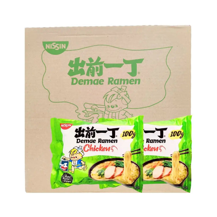 Demae Ramen Kyllinge Nudler Nissin 30x100g