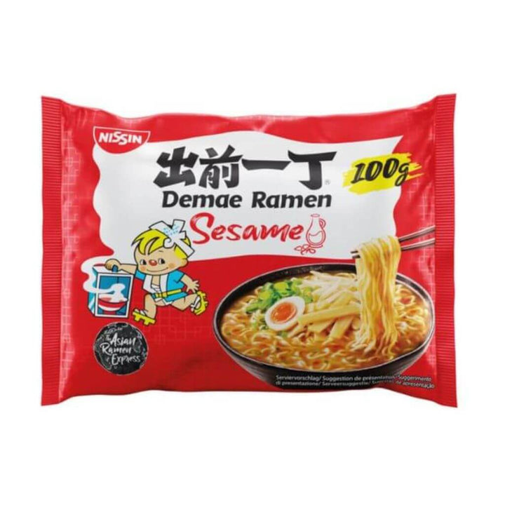 Demae Ramen Sesame Nudler Nissin 100g