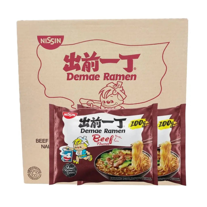 Demae Ramen m. Okse Nissin 30x100g