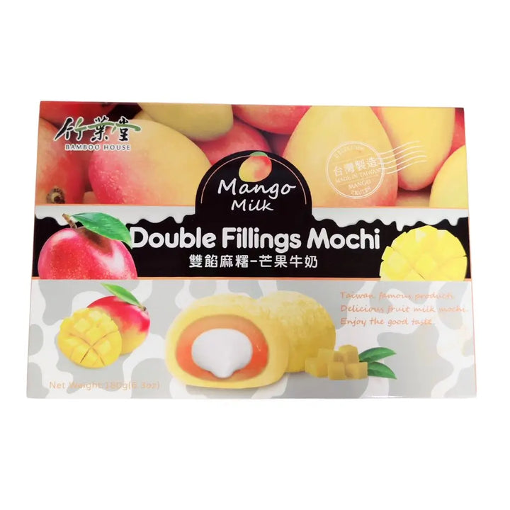 Double Fillings Mochi Mango Milk Bamboo House 180g