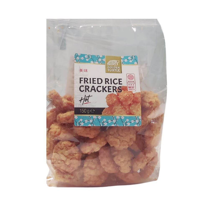 Fried Rice Crackers Hot Golden Turtle 150g