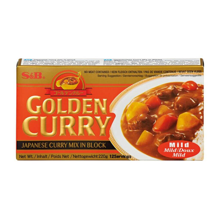 Golden Curry Spice Paste Mild S&B 220g