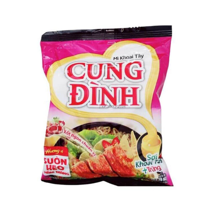 Hot Sour Prawn Instant Noodles Cung Dinh 85g