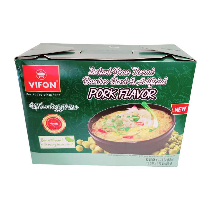 Instant Bean Thread (Bamboo Shoot Pork) Vifon 12x50g