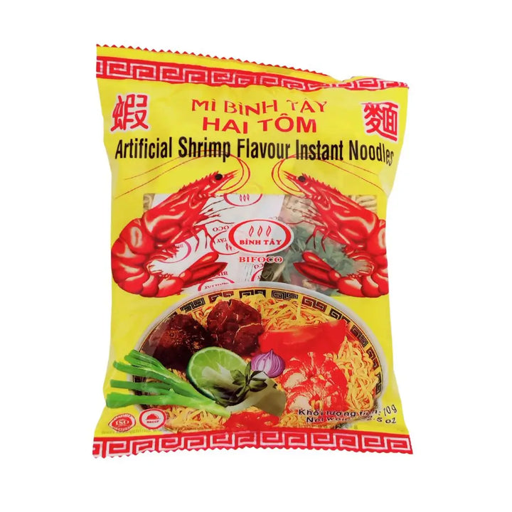 Instant Noodles Artifical Shrimp Binh Tay 70g