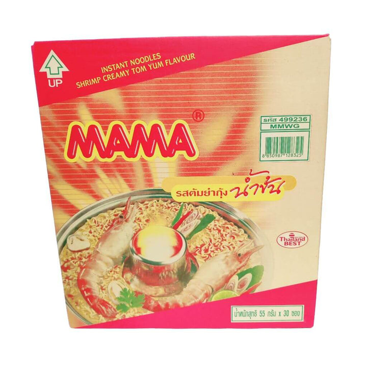 Instant Noodles Creamy Tom Yum Shrimp Mama 30x55g