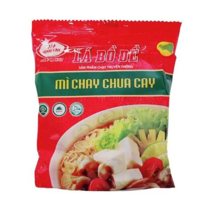 Instant Nudler Vegetarisk Sur og Krydret Binh Tay 65g