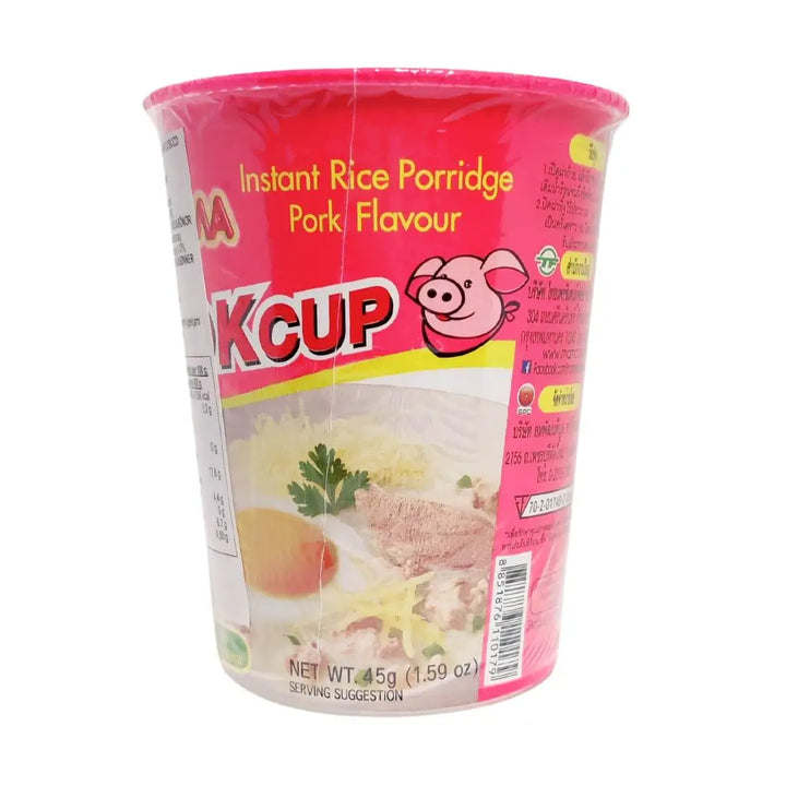 Instant Rice Porridge Cup Pork Flavour Mama 45g