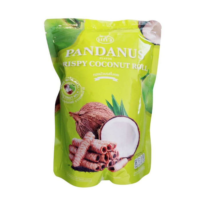 Kaew Pandanus Flavor - Crispy Coconut Roll 100g