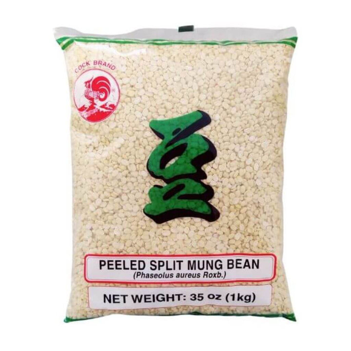 Peeled Spit Mung Bean (Mungbønne) Cock 1kg