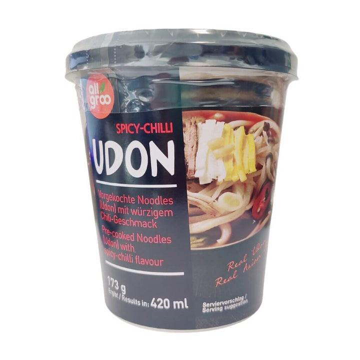 Precooked Udon Nudler Spicy Chili Allgroo 173g