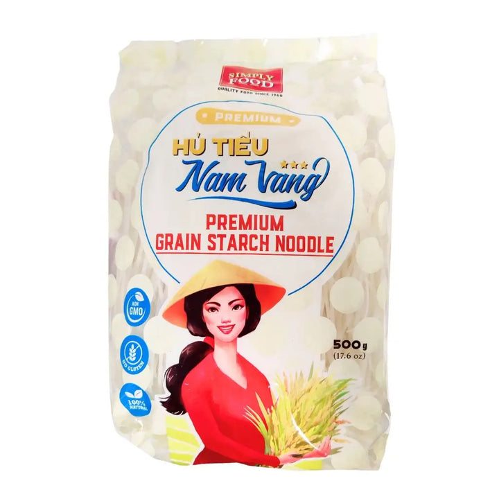 Premium Grain Starch Noodle (Hu Tieu) Binh Tay 500g