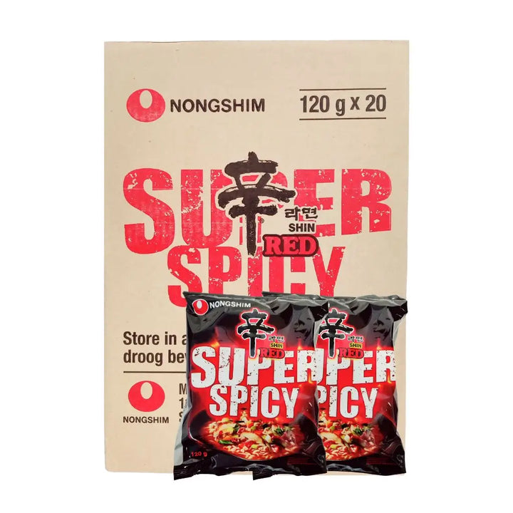 Red Shin Ramyun Super Spicy Nongshim 20x120g