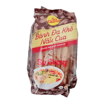 Røde Ris Nudler Glutenfri Sa Giang 400g