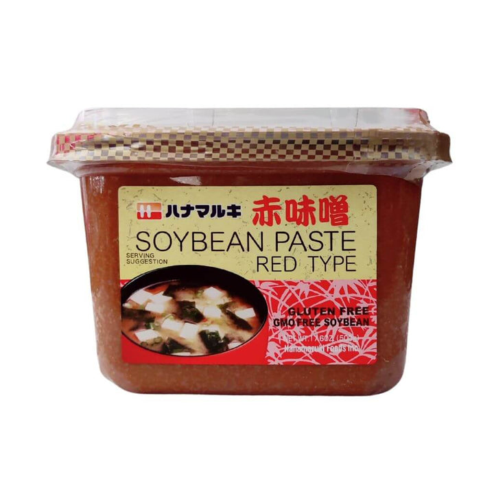 Shinshu Red Miso Soybean Paste Hanamaruki 500g