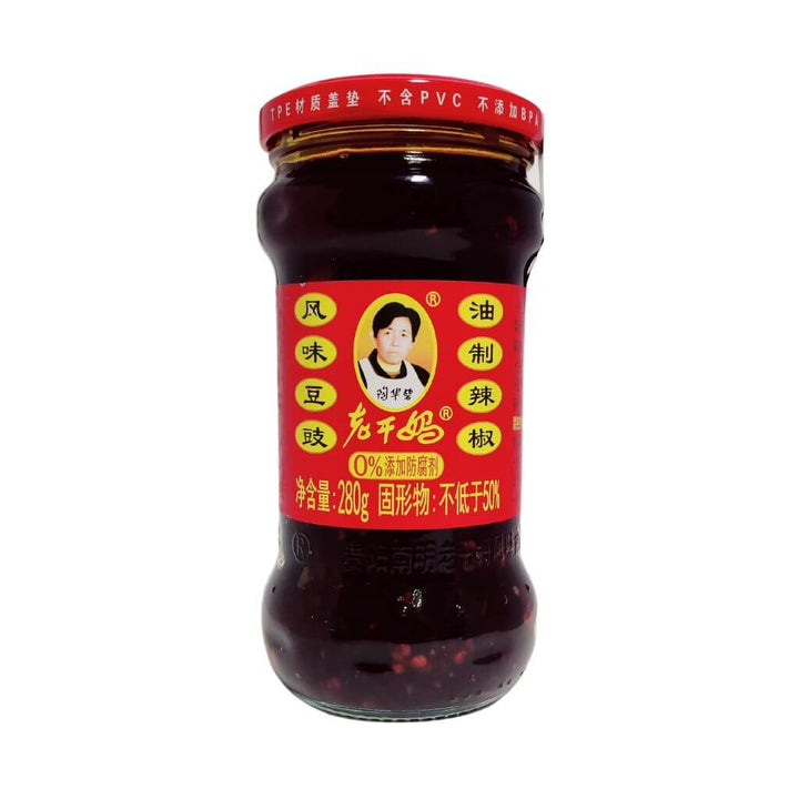 Sichuan Saltet Sorte Bønner m/ Chili Lao Gan Ma 280g