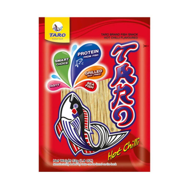 Taro Fish Snack Hot Chili Flavor 52g