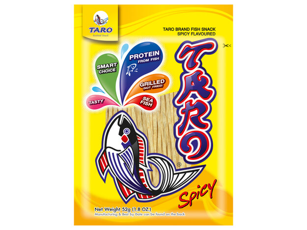 Taro Fish Snack Spicy Flavor 52g