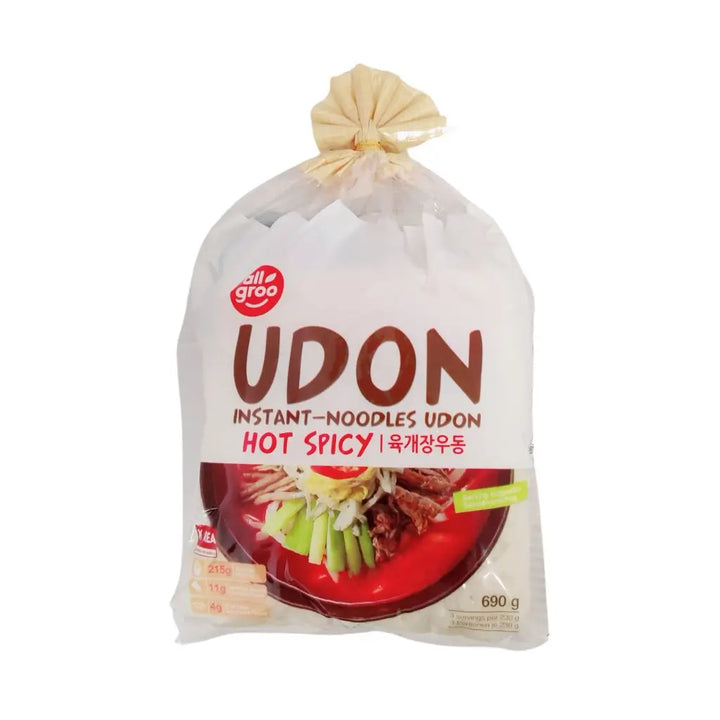 Udon Noodles Hot & Spicy All Groo 690g